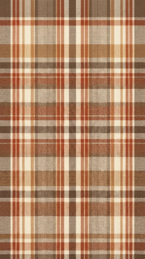 Warm Plaid Background
