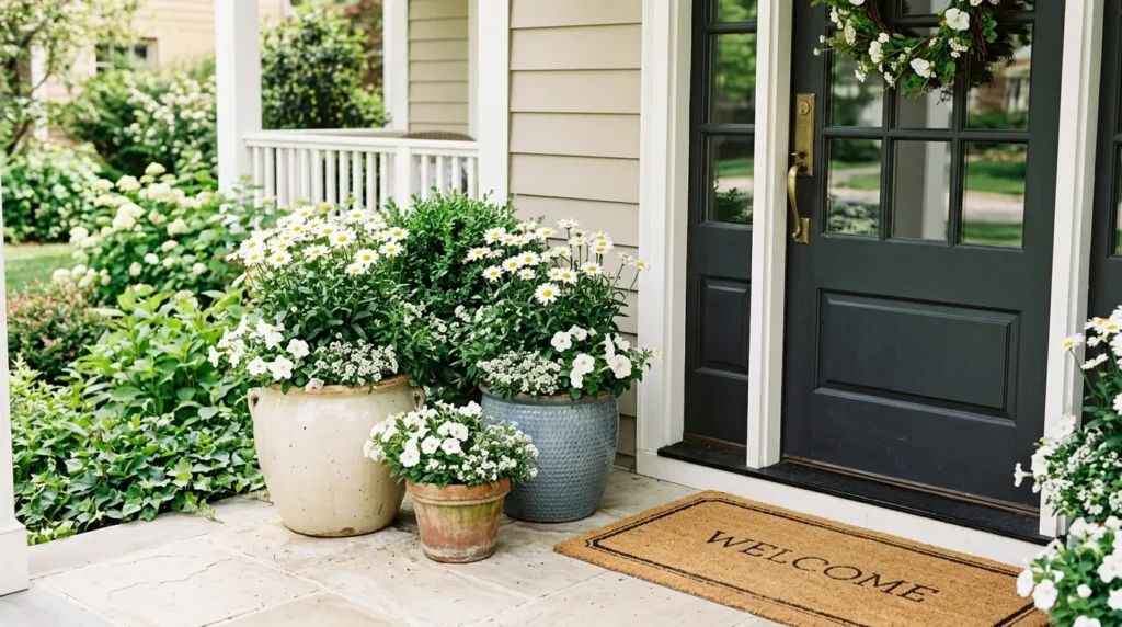 White Flower Display