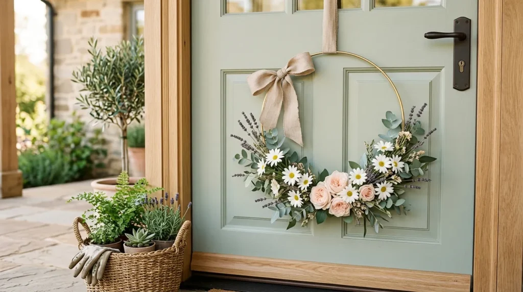Wildflower Hoop Wreath