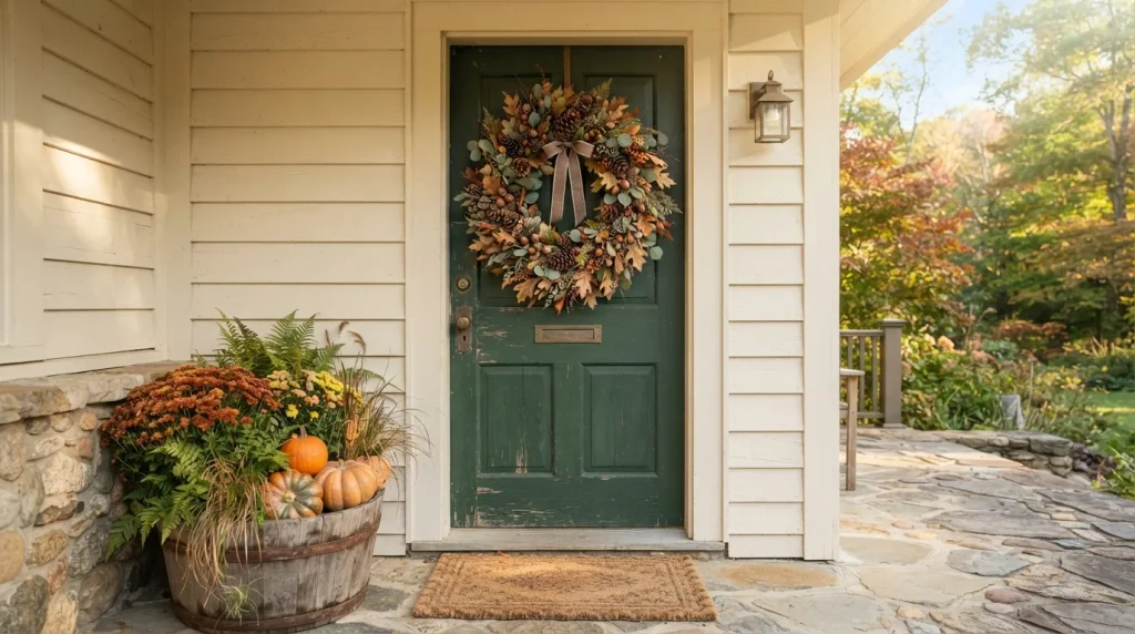 Acorn And Pinecone Wreath