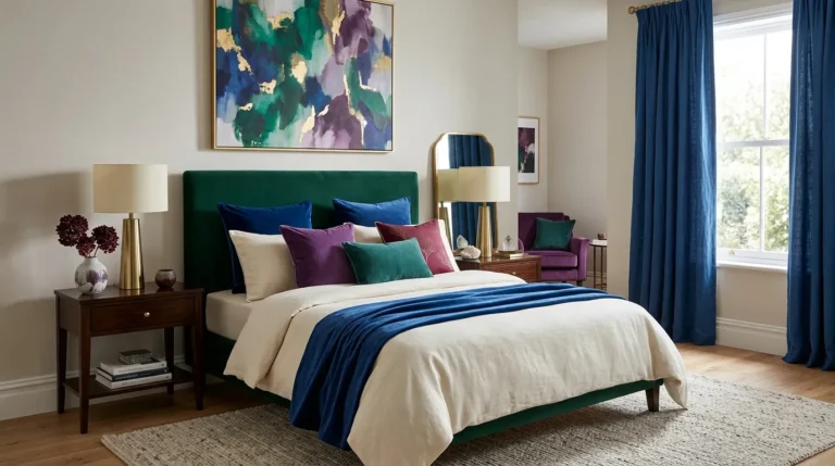 jewel tone bedroom