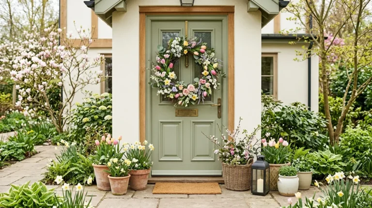 spring wreath for front door
