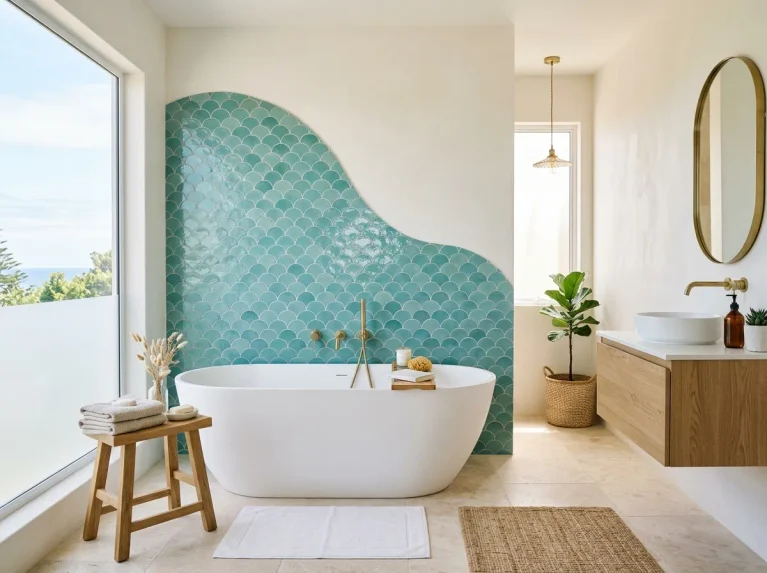 mermaid tile bathroom ideas
