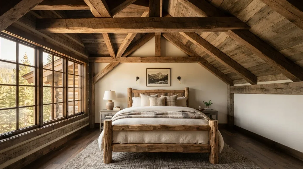Exposed Wood Beam Ceiling