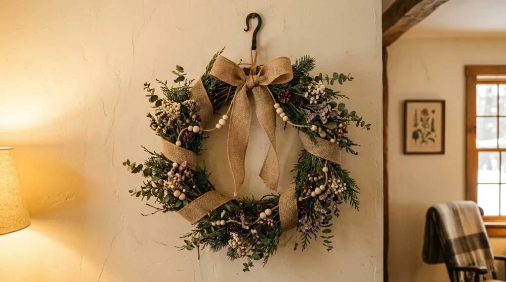 Farmhouse Burlap Wreath