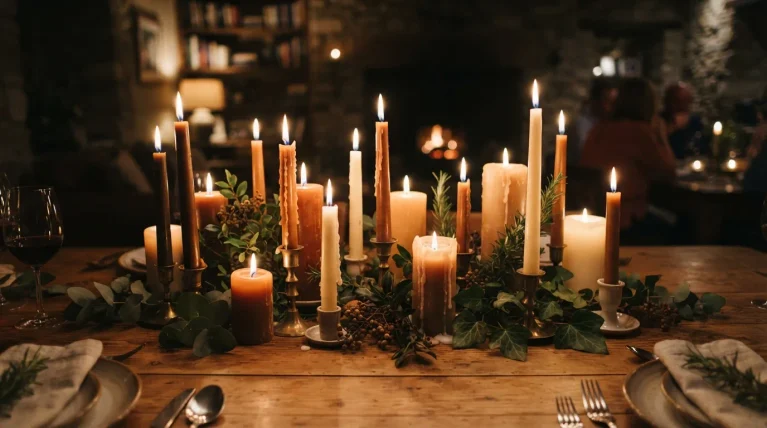 thanksgiving dinner table setting