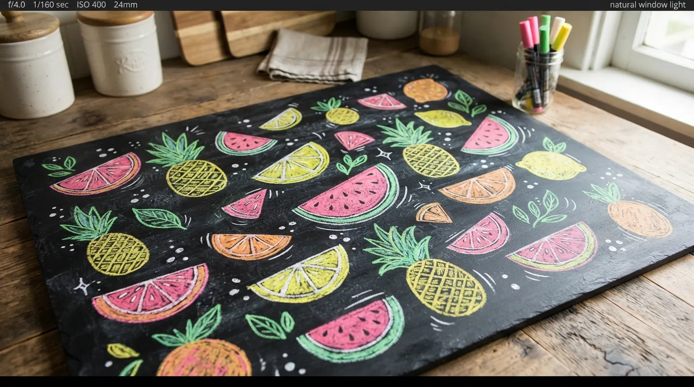 summer chalkboard ideas