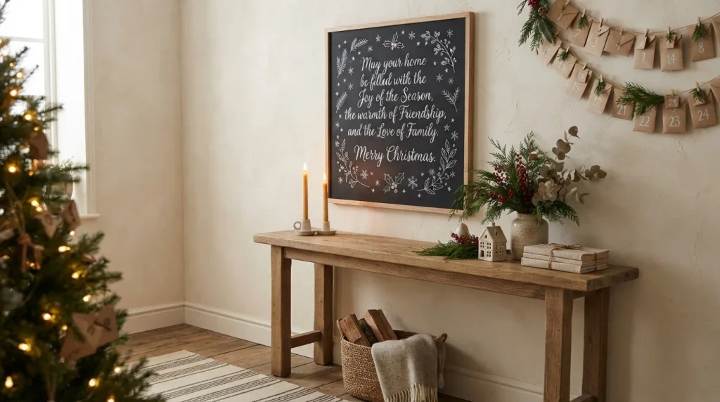 Minimalist Christmas Message