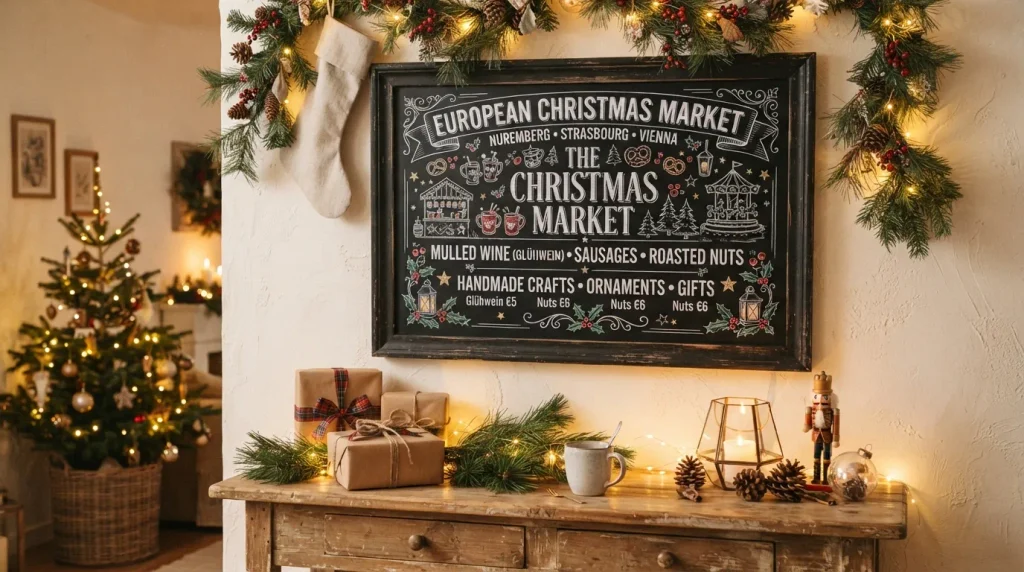 Christmas Market Sign