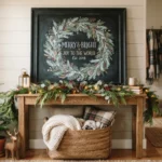 christmas chalkboard art