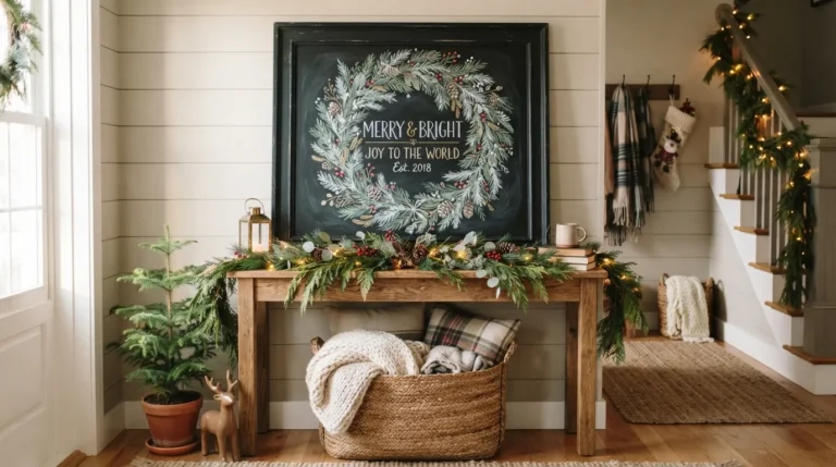 christmas chalkboard art