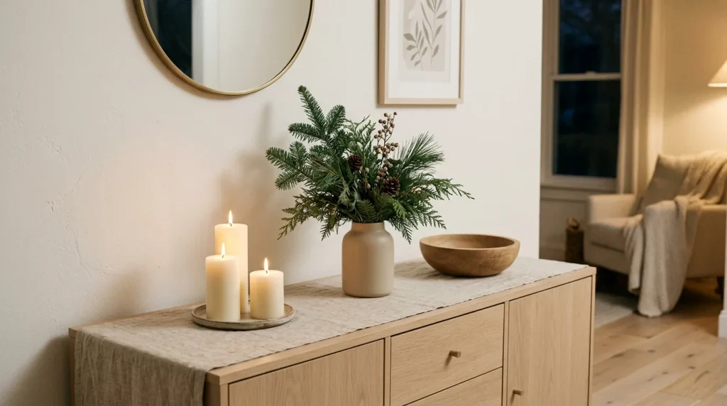 Candlelit Sideboard