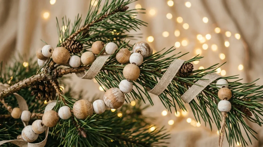 Wooden Bead Garland
