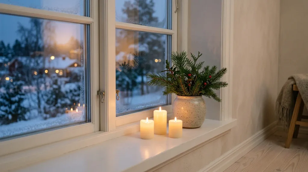 Candlelit Windowsill