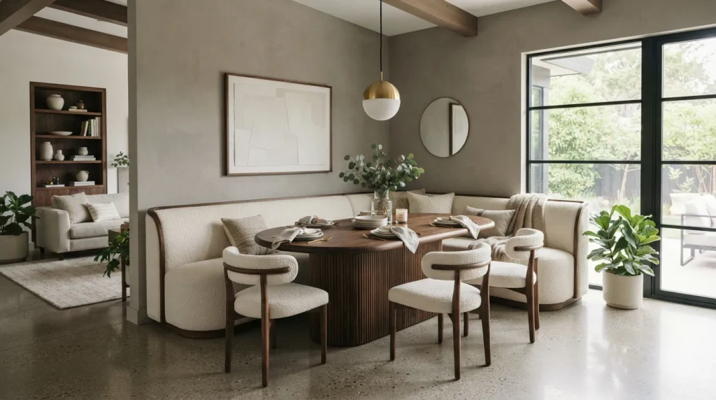 Contemporary Curved Nook