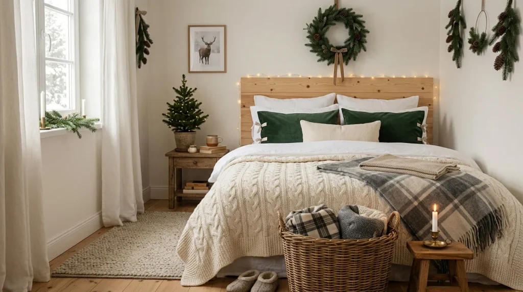Snowy Cabin Plaid