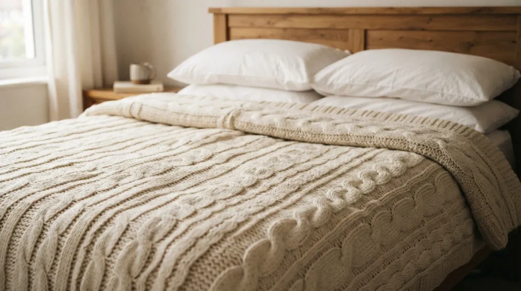  Cable Knit Duvet
