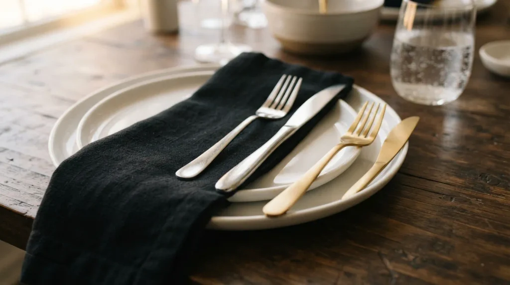Mixed Metallic Cutlery