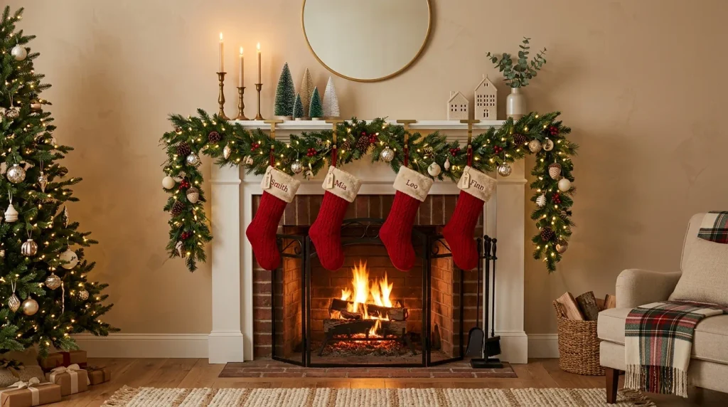 Layered Fireplace Mantel