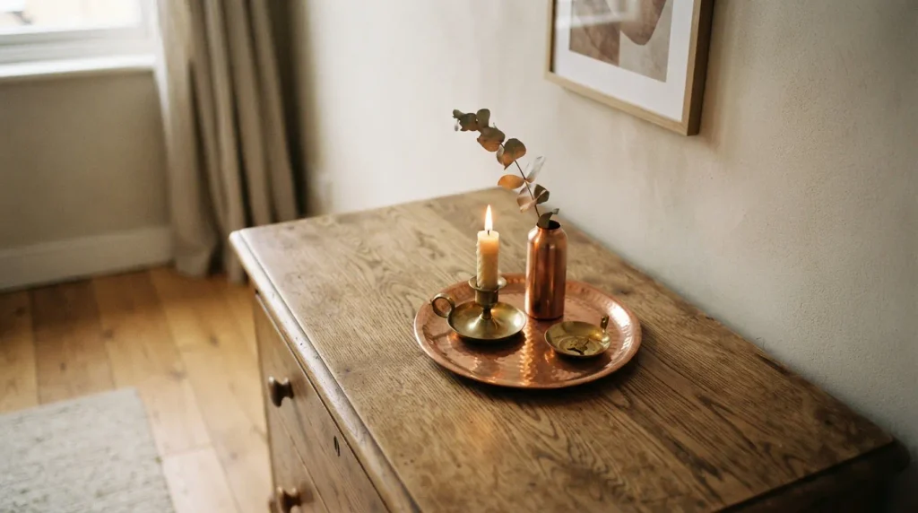 Copper and Brass Accents