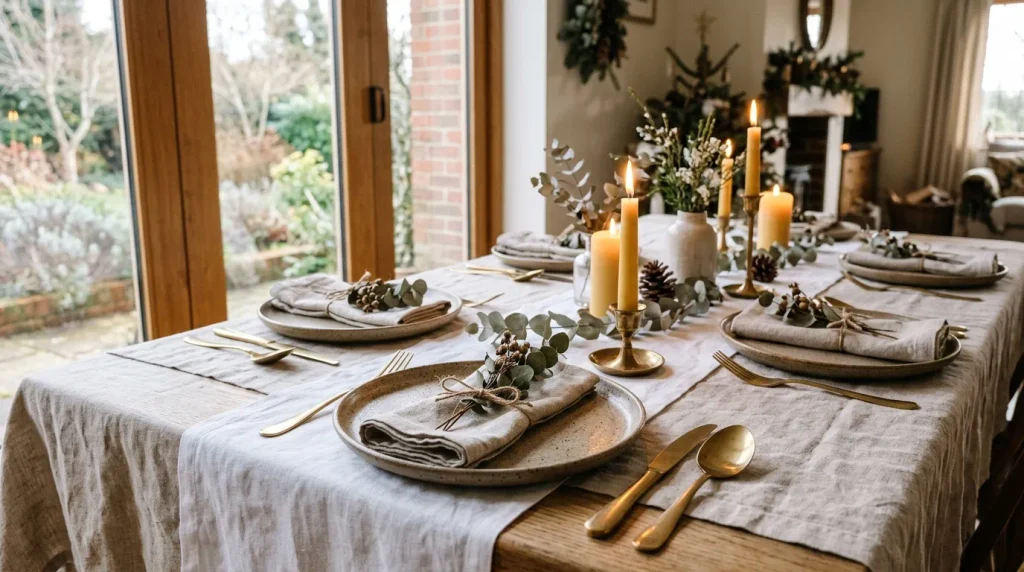 Neutral Tablescape Setup