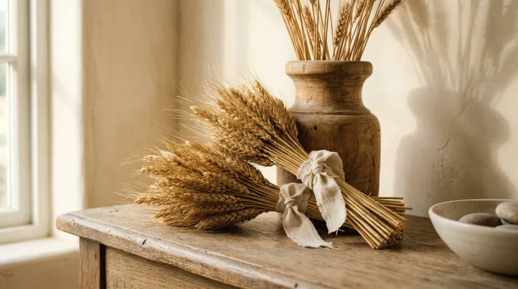 Dried Wheat Bundles