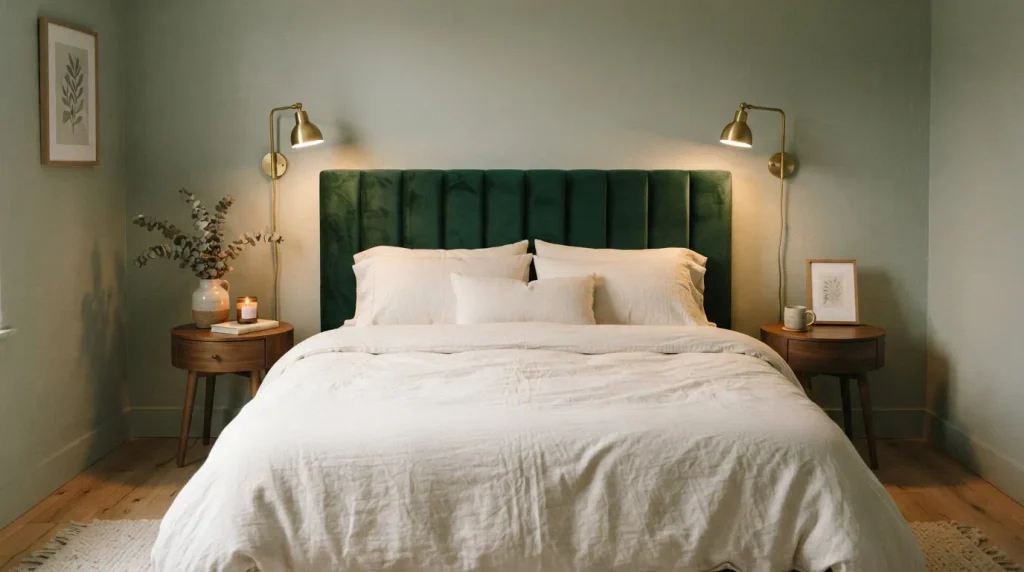 Upholstered Velvet Headboard