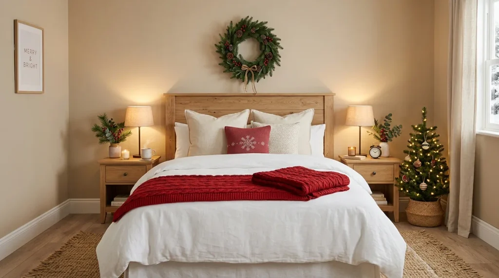 Red Knit Throw