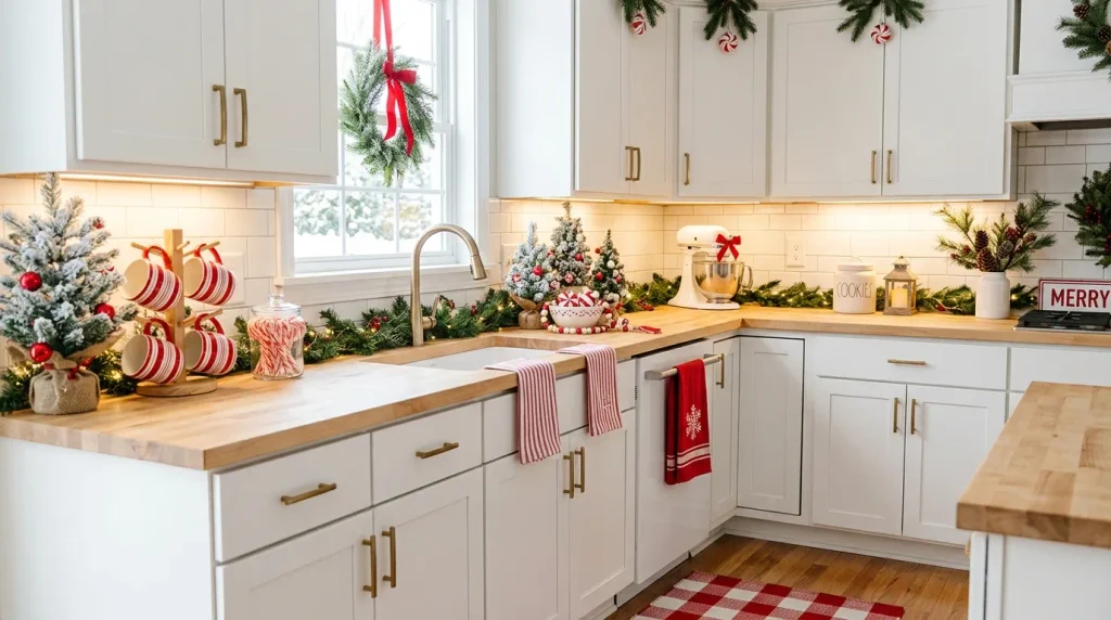 Candy Cane Kitchen Accents