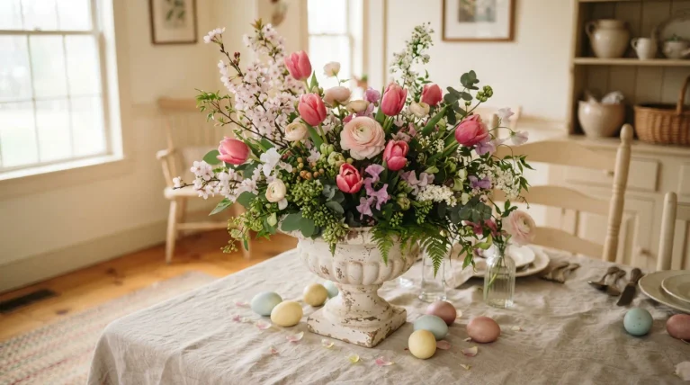 easter table centerpieces