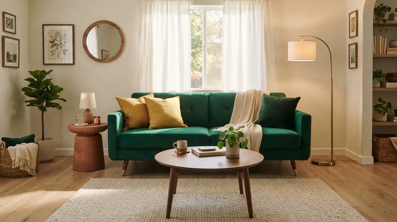 modern colorful living room
