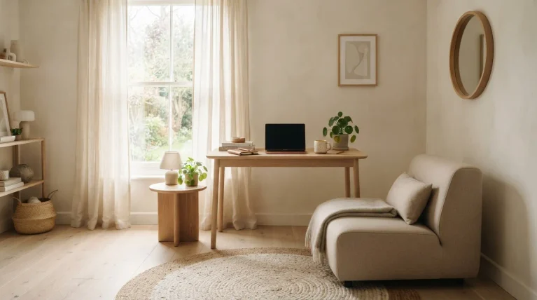 japandi home office ideas