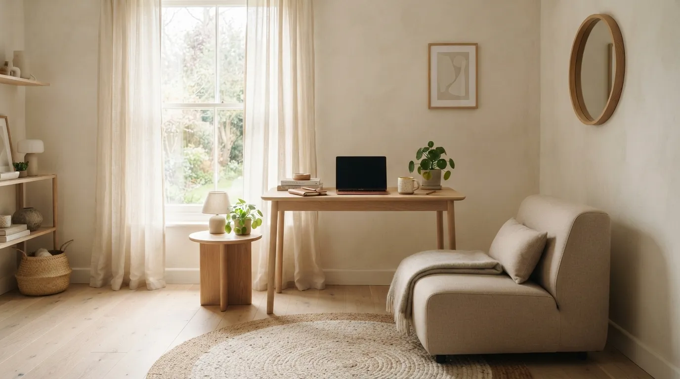 japandi home office ideas