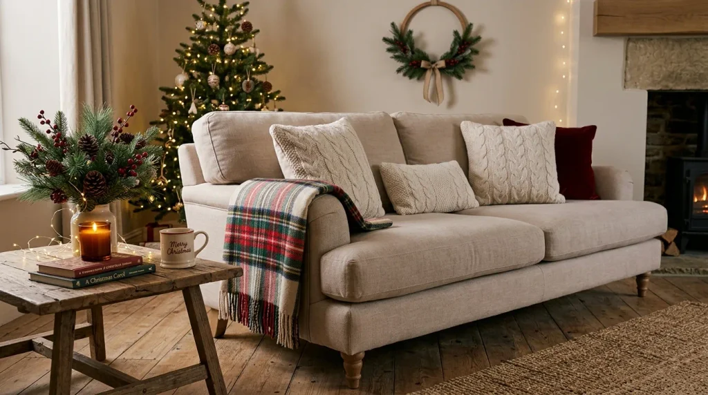 Plaid Throw Blanket