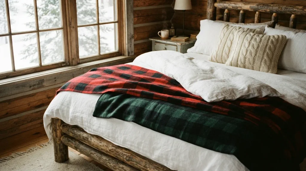  Plaid Throw Layers