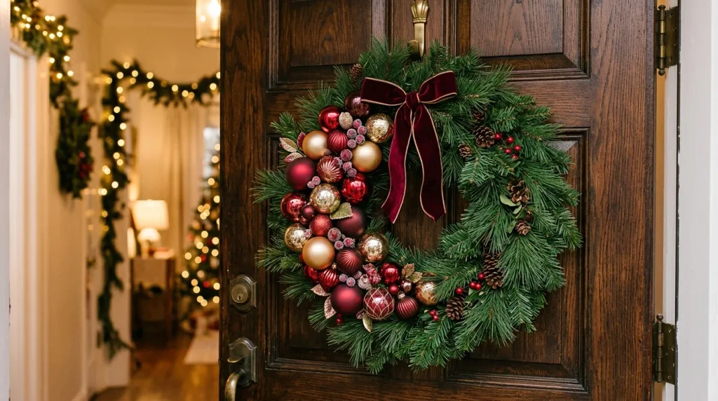Ornament Cluster Wreath