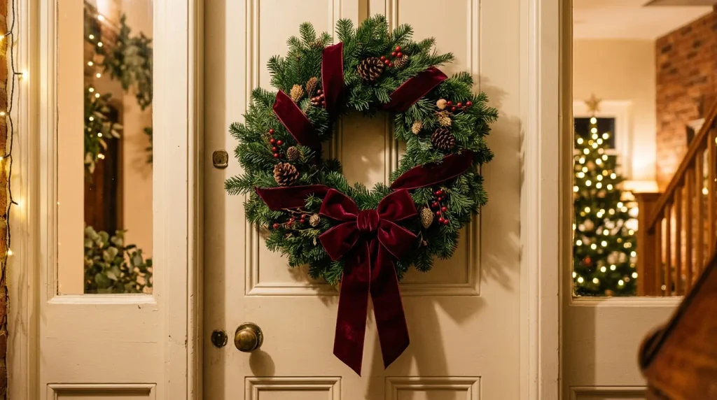 Velvet Ribbon Wreath