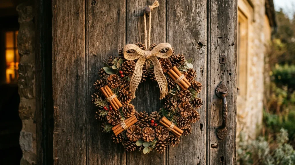 Pinecone & Cinnamon Stick Wreath