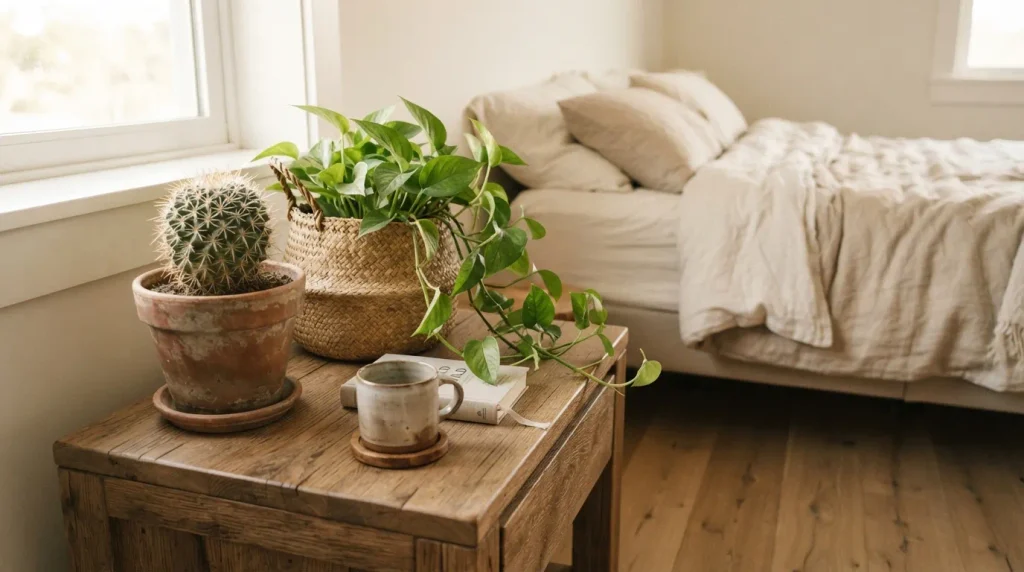 Cactus and Greenery Accents