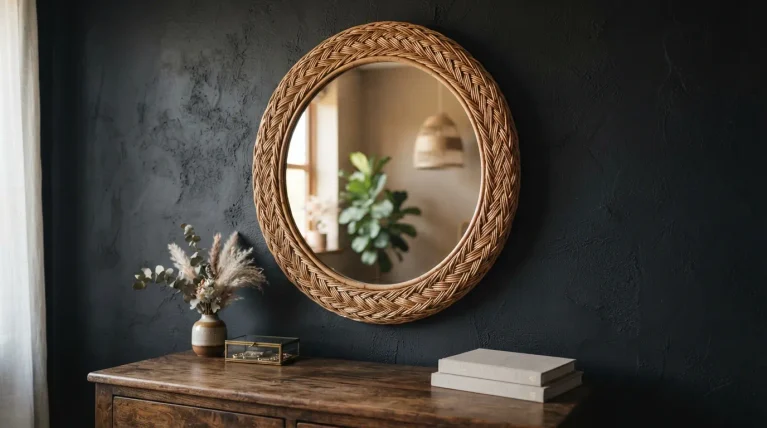 cozy dark boho bedroom