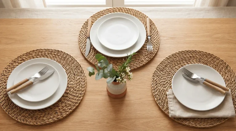 christmas table settings