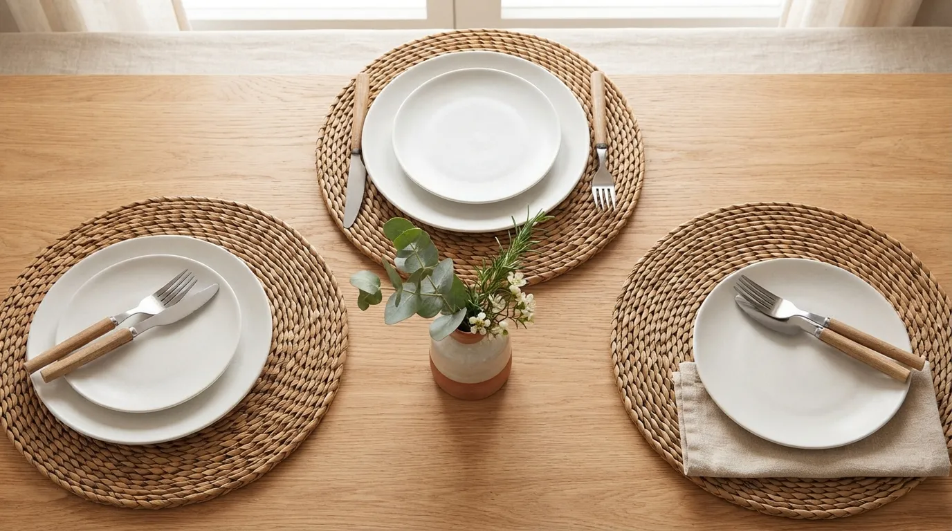 christmas table settings