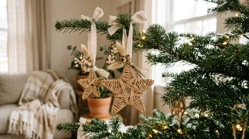 Rattan Star Ornaments