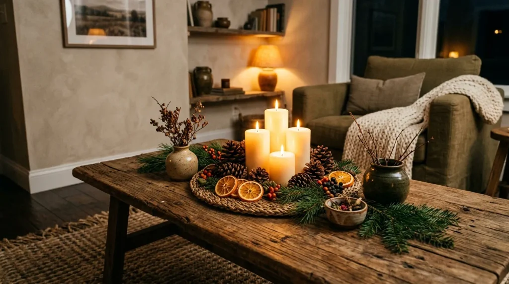 Rustic Candle Cluster