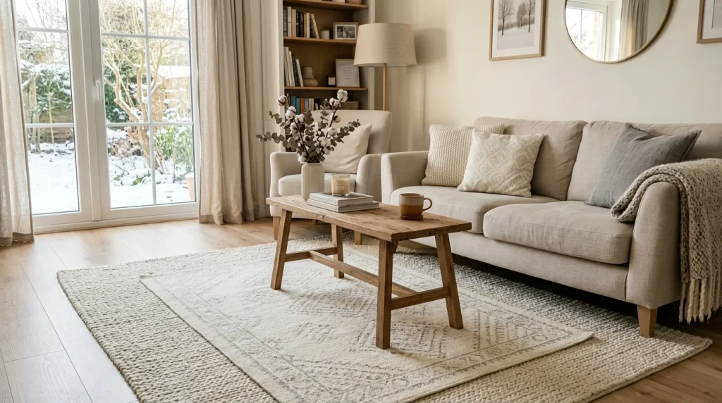 Layered Neutral Rugs