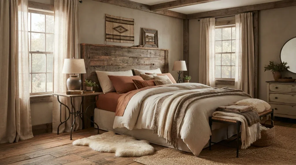 Weathered Wood Headboard