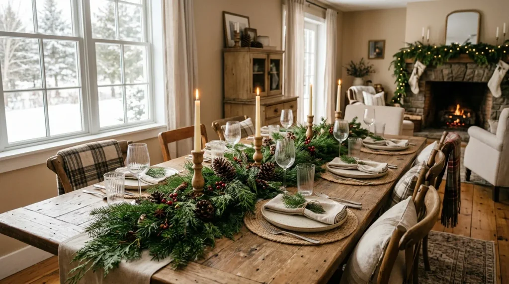 Evergreen Table Runner