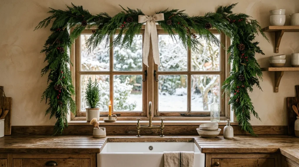 Cedar Window Swag