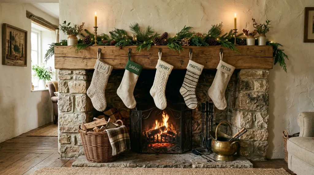 Natural Wood Stockings