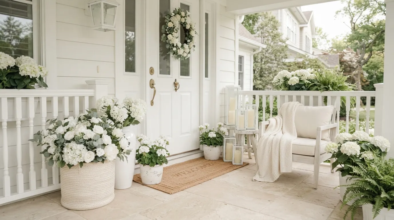 winter porch decor ideas